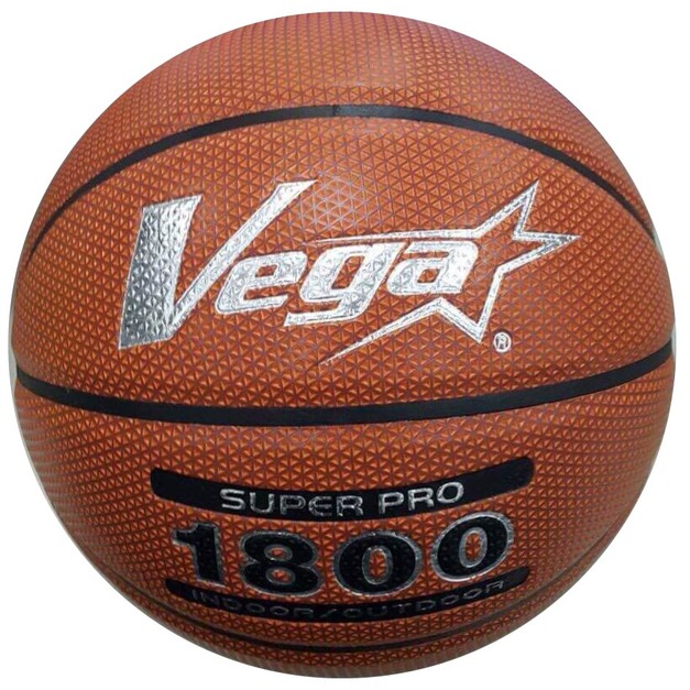 【Vega】OBU-1800V 獨家菱格紋合成皮籃球 7號球 (室內外通用)