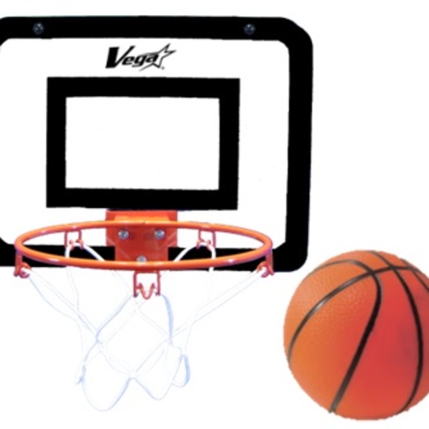 台灣製造 Vega 夜光小籃板 小籃框 彈性鋼製掛鉤 黑色 / 綠白色