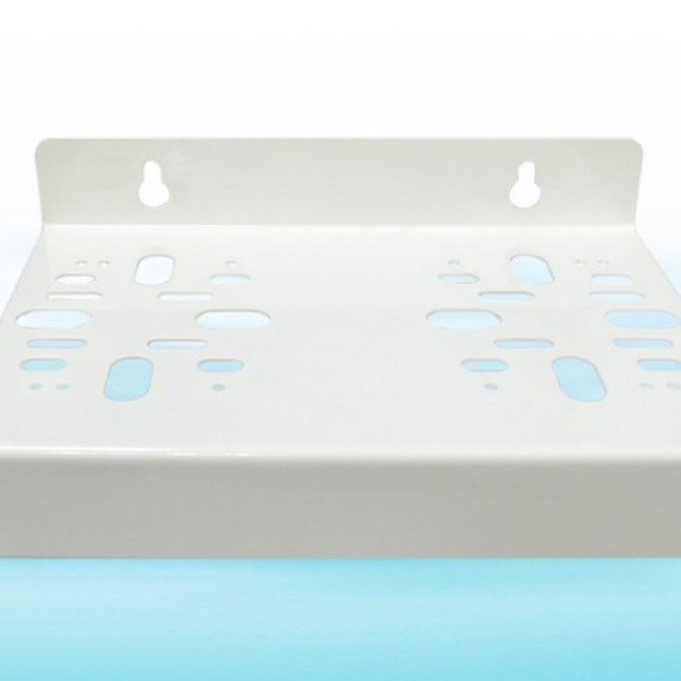 《20英吋濾殼淨水器使用》兩管簡易吊片雙管簡易組機板