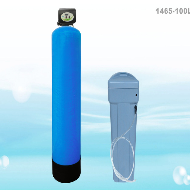 全戶軟水｜ADD-100全自動樹脂軟化器軟水器/1465-100L(含鹽桶)