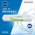 ADD 後置KT33顆粒活性炭濾心《使用頂級HAYCARB椰殼活性炭》