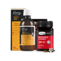 【組合特惠UMF10+＆蜜糖露】UMF10+麥蘆卡蜂蜜500g& 蜂膠草本蜜糖露