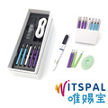 【WITSPAL】唯賜寶智能正姿筆(全方位語音版)-雅緻白+原廠筆芯組＋擦擦筆芯組