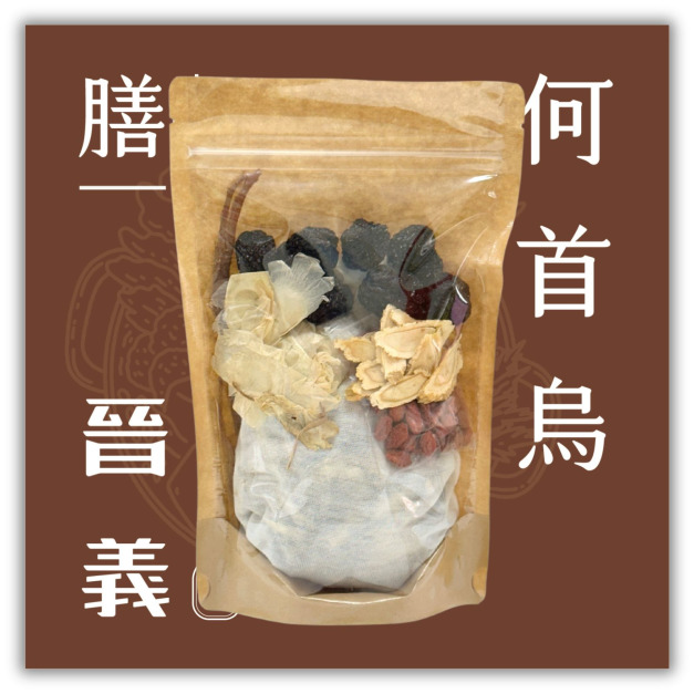 粉光何首烏藥膳 產後補養 首烏燉雞 六年高麗參鬚