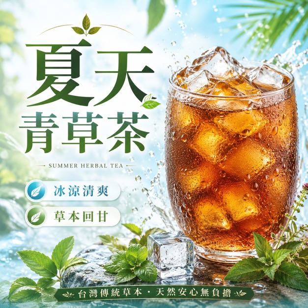『可冷泡』夏日青草茶(10入)｜超涼夏🌞 冰涼喝消暑