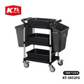 【康得倫KTL】輕巧型多功能工作推車 KT-3852FG｜三層輕巧全配型-DIY