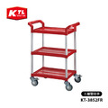 【康得倫KTL】輕巧型多功能工作推車 KT-3852F｜三層雙把手-2色可選-DIY_1