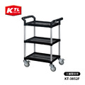 【康得倫KTL】輕巧型多功能工作推車 KT-3852F｜三層雙把手-2色可選-DIY