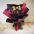 FOREVER金莎花束/五顆/紅黑