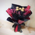FOREVER金莎花束/五顆/紅黑_6