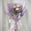 I LOVE YOU金莎花束/三顆/紫粉