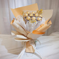 一心一意金莎花束/11顆/米黃