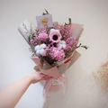 山野萬里永生花花束/中款/浪漫粉_2