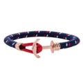 Paul Hewitt | PHREP LITE 玫瑰金扣紅白點深藍尼龍單繩手環 PH002266-PH002269(XS-L)