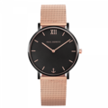 Paul Hewitt | Sailor Line 黑面不鏽鋼電鍍玫瑰金米蘭帶(PH-SA-B-BSR-R5S)