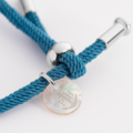 Paul Hewitt | VITAMIN SEA 銀釦彩貝繩結手環/湖水藍PH003234_2