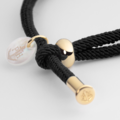 Paul Hewitt | VITAMIN SEA 金釦彩貝繩結手環/黑 PH003148_1