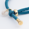 Paul Hewitt | VITAMIN SEA 金釦彩貝繩結手環/湖水藍 PH003150_2