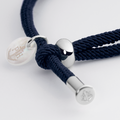 Paul Hewitt | VITAMIN SEA 銀釦彩貝繩結手環/深藍 PH003233_1