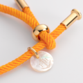 Paul Hewitt | VITAMIN SEA 金釦彩貝繩結手環/橙色 PH003152_1