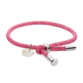 Paul Hewitt | VITAMIN SEA 銀釦彩貝繩結手環/玫瑰色 PH003715