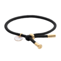 Paul Hewitt | VITAMIN SEA 金釦彩貝繩結手環/黑 PH003148