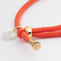 Paul Hewitt | VITAMIN SEA 金釦彩貝繩結手環/珊瑚橘 PH003151_1