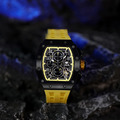 機械公爵 | 元素系列 日曆版 黑框 黃色矽膠錶帶 石英錶 (TB8204Q-07)_4