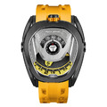 機械公爵 | Reactor系列 配件可自由拆換 自動上鍊 黑框 黃色氟橡膠錶帶 機械錶 (TB8213A-05)