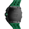機械公爵 | 元素系列 日曆版 黑框 綠色矽膠錶帶 石英錶 (TB8204QA-06)_3