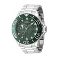 INVICTA ｜Grand Diver 綠面 銀色不鏽鋼錶帶 自動上鍊機械錶(47542)