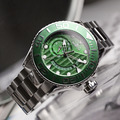 INVICTA ｜Grand Diver 綠面 銀色不鏽鋼錶帶 自動上鍊機械錶(47542)_3