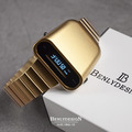Benlydesign ｜ Stargazer觀星者系列 金色款 白字 多功能 電子錶(S1000G-D)_2