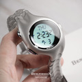 Benlydesign ｜Y2k手錶 X5000型 霧面銀色款 電子螢幕顯示 不鏽鋼錶帶 電子錶(X5000-D-M)_4