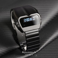 Benlydesign ｜ Gladiator角鬥士系列 黑色款 白字 不鏽鋼錶帶 多功能 電子錶(X7000B-W)_1