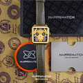 HappieWatch ｜設計師品牌 立體金牛 方形金框 皮帶/矽膠手錶套組 小怪獸腕錶 42mm(H104F3SNV03ZH)_5