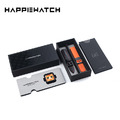 HappieWatch ｜設計師品牌 立體橘貓 方形黑框 皮帶/矽膠手錶套組 小怪獸腕錶 36mm(HN104F2JMV01ZH)_2