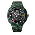 機械公爵 | 電子系列 綠色碳纖維框 綠色碳纖維錶帶 機械錶 (TB8401CF-01)
