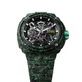 機械公爵 | 電子系列 綠色碳纖維框 綠色碳纖維錶帶 機械錶 (TB8401CF-01)_2