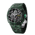 機械公爵 | 電子系列 綠色碳纖維框 綠色碳纖維錶帶 機械錶 (TB8401CF-01)_1