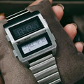 Benlydesign ｜Matrix型 銀色款 兩視窗 LCD顯示 多功能 不鏽鋼錶帶 電子錶_9