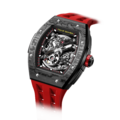 機械公爵 | 元素系列 自動上鍊 紅色款 碳纖維錶殼 矽膠錶帶 機械錶 (TB8228CF-02)_2