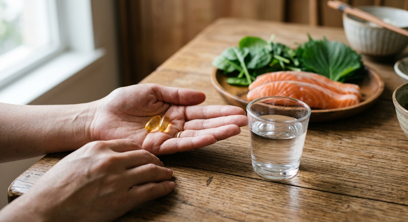 魚油 EPA 與 DHA 生理分工示意