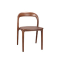 Bella 北美胡桃木餐椅-木坐板