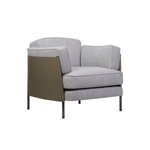 馬鞍皮沙發單椅