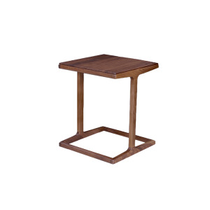 Zane 北美胡桃木邊桌-50cm