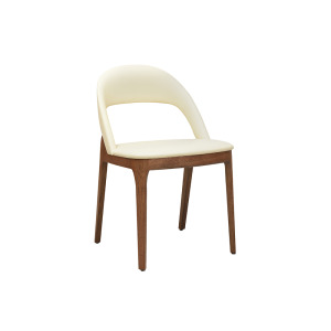 Cora 北美橡木皮革餐椅