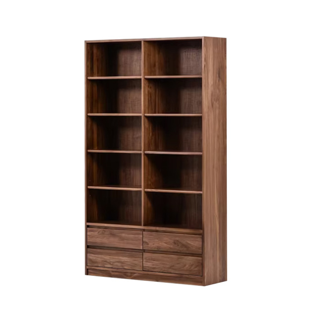 Soren 北美胡桃木書櫃架-200cm