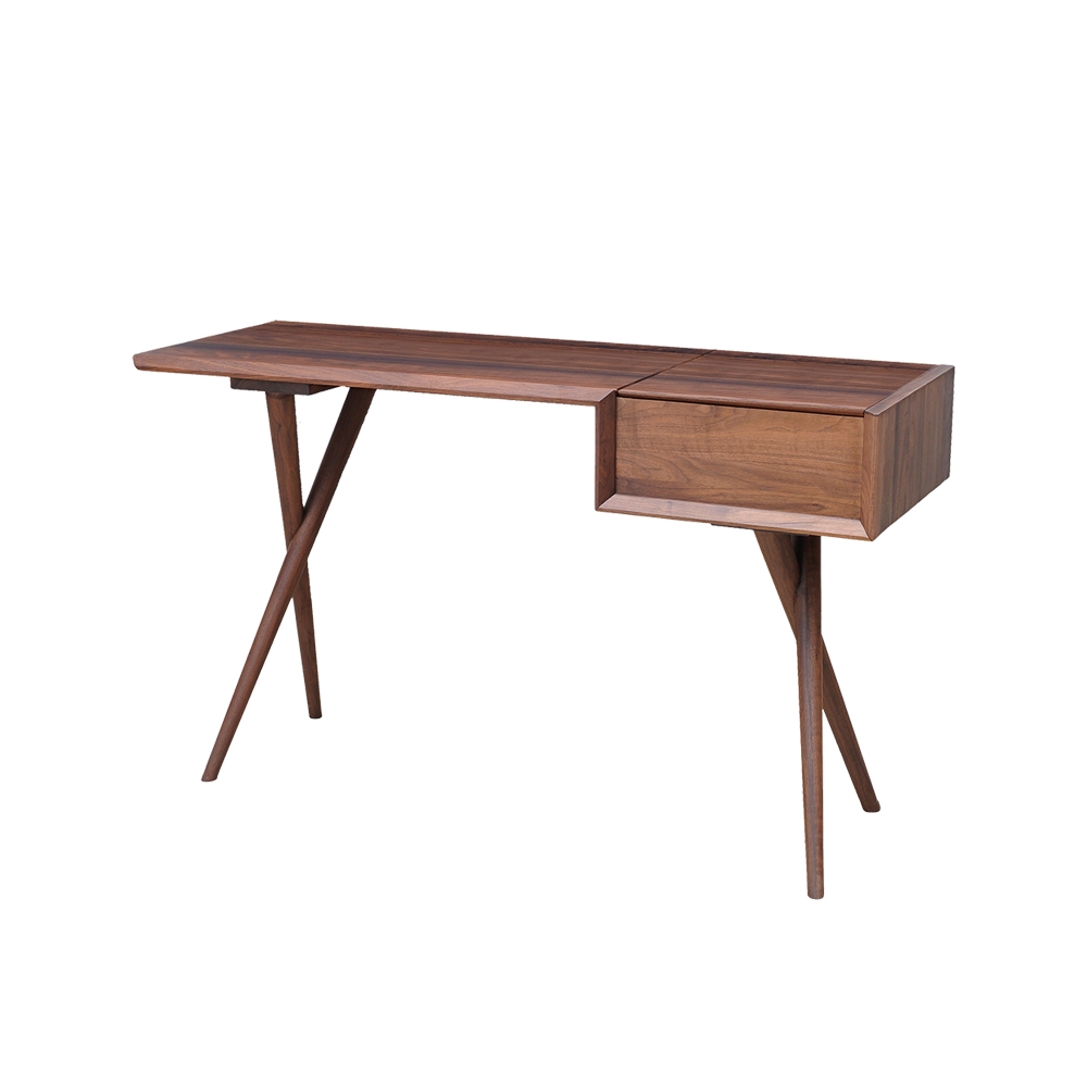 Lily 北美胡桃木化妝桌