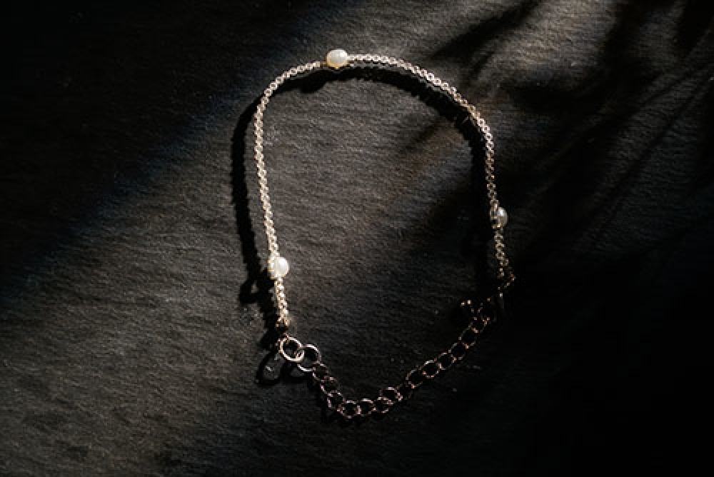 古典琉璃珍珠細版手鍊